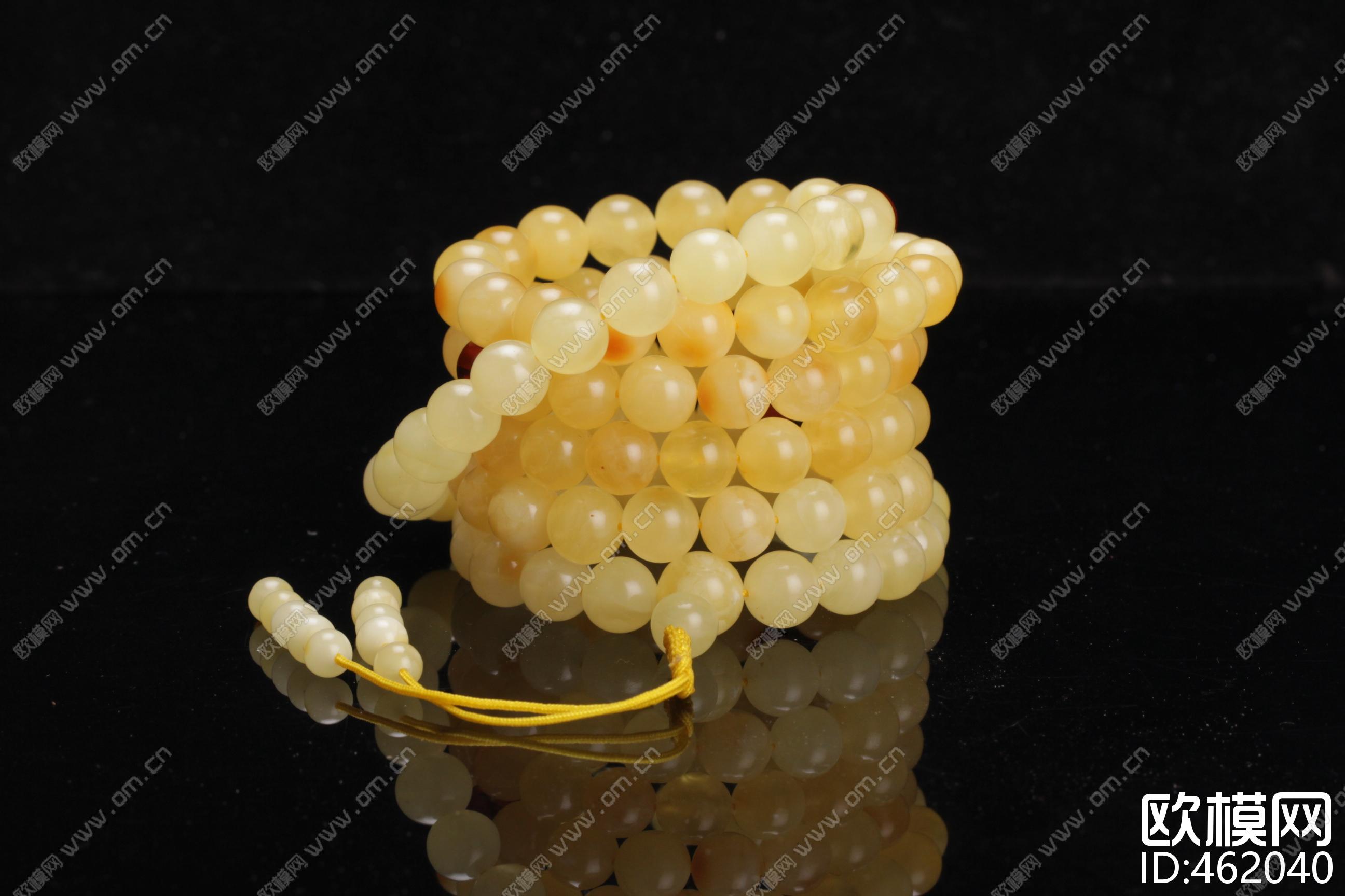 蜜蜡项链下载（渲染图2）