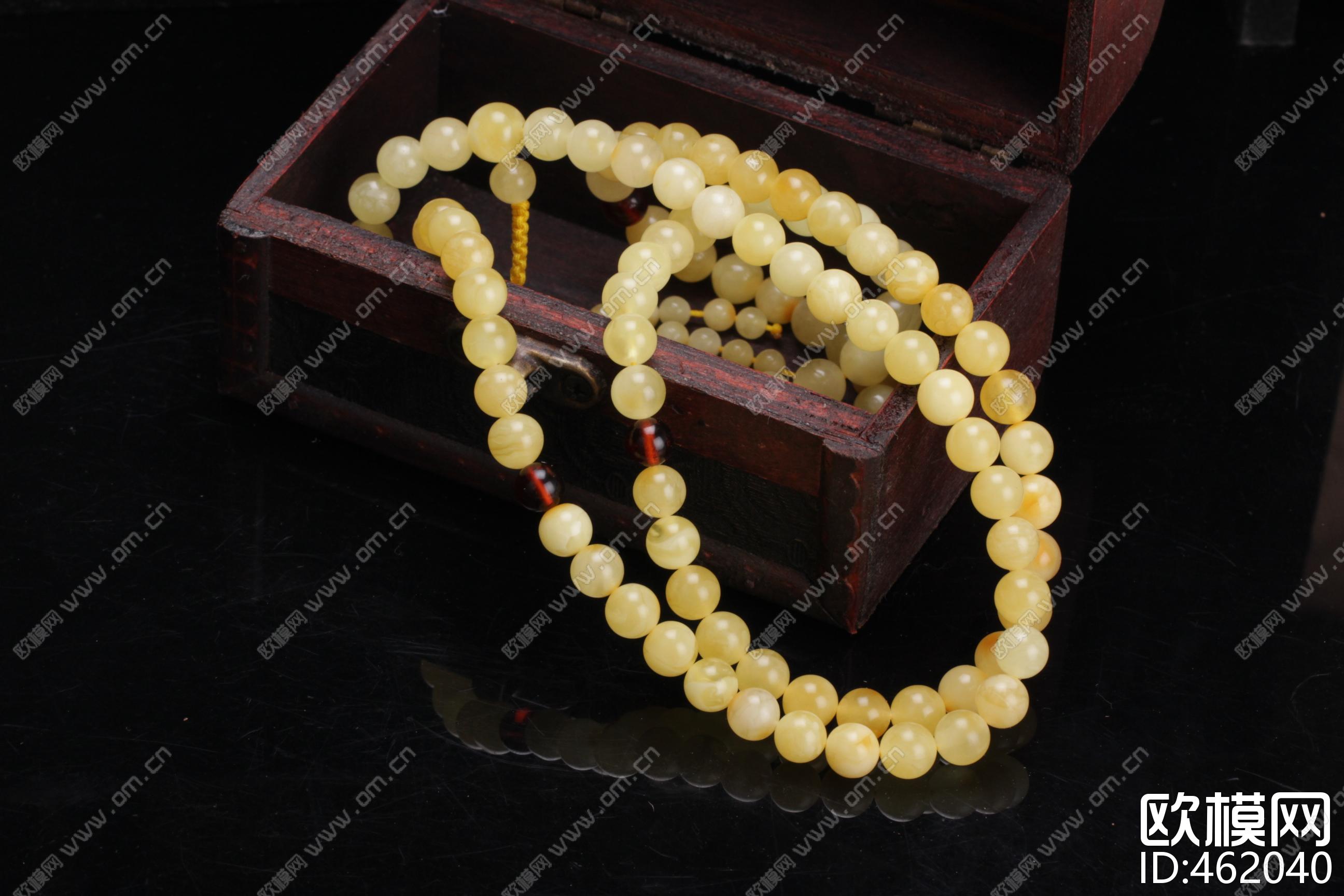 蜜蜡项链下载（渲染图5）