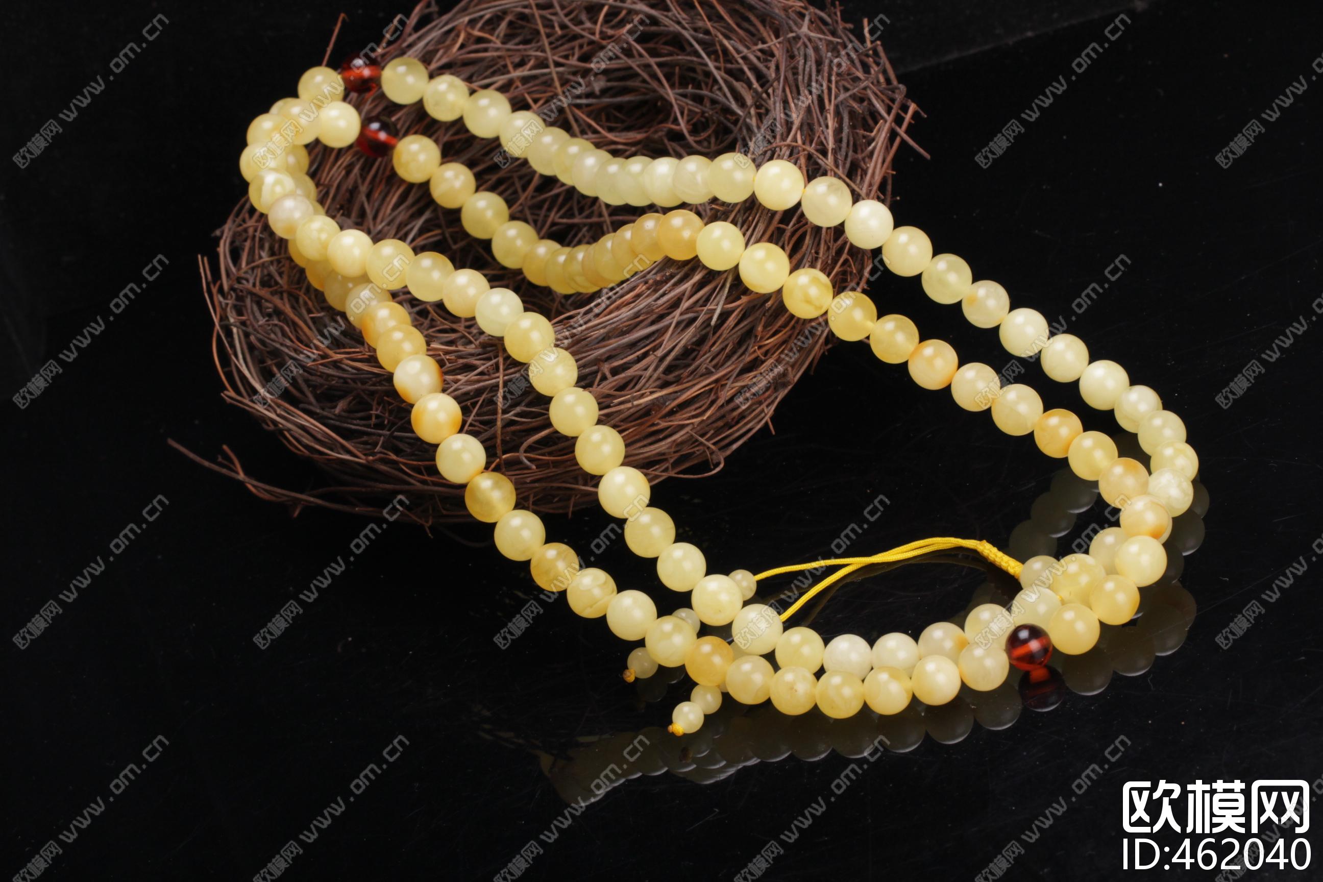 蜜蜡项链下载（渲染图11）