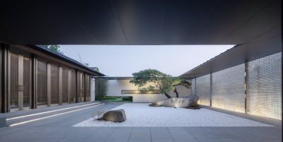 室内景观 新中式