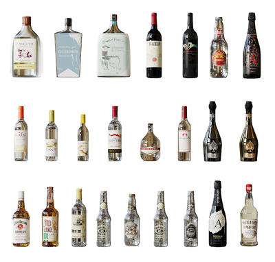 红酒 洋酒 酒水 酒瓶