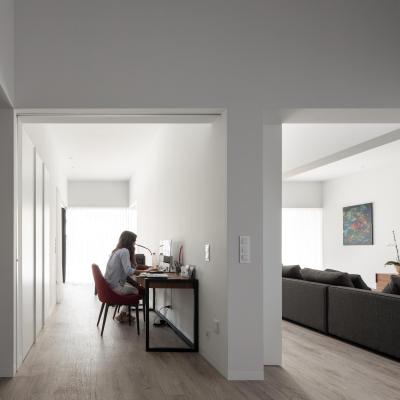 现代 极简 创意 书房 书桌椅