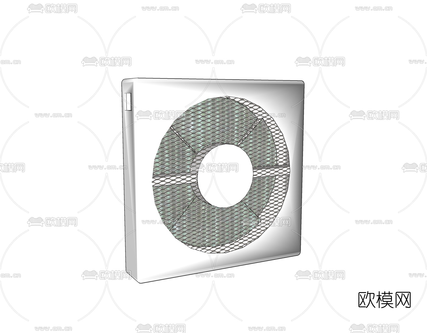 现代空调排气扇免费su模型下载