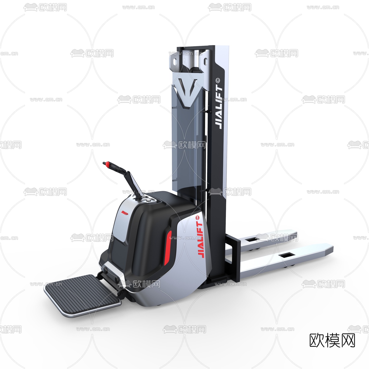 现代叉车3d模型下载