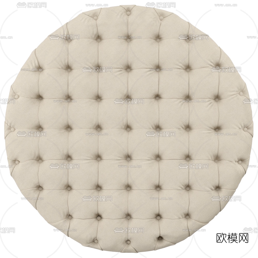 北欧原木茶几3d模型