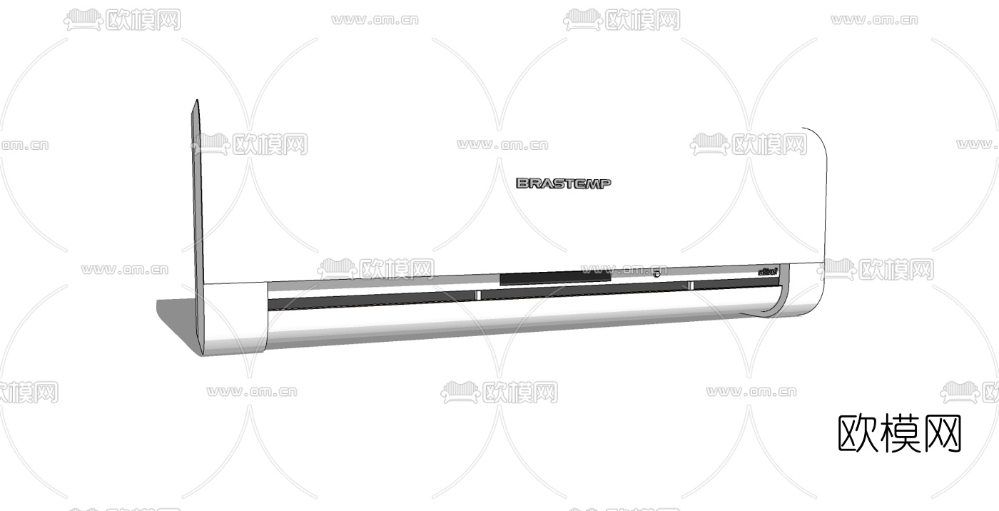 现代空调免费su模型下载