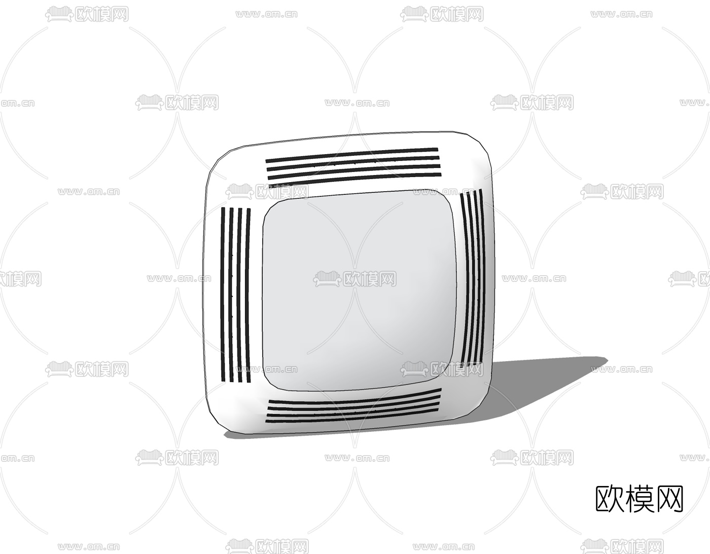 现代空调排气扇免费su模型下载
