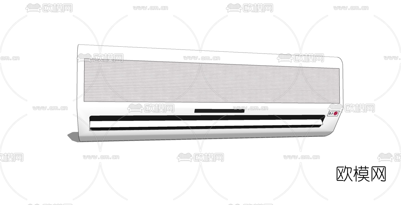 现代空调免费su模型下载