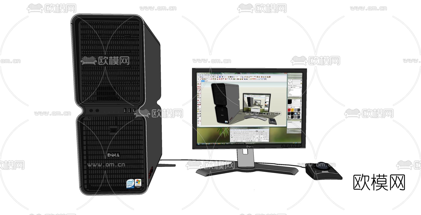 现代电脑免费su模型下载