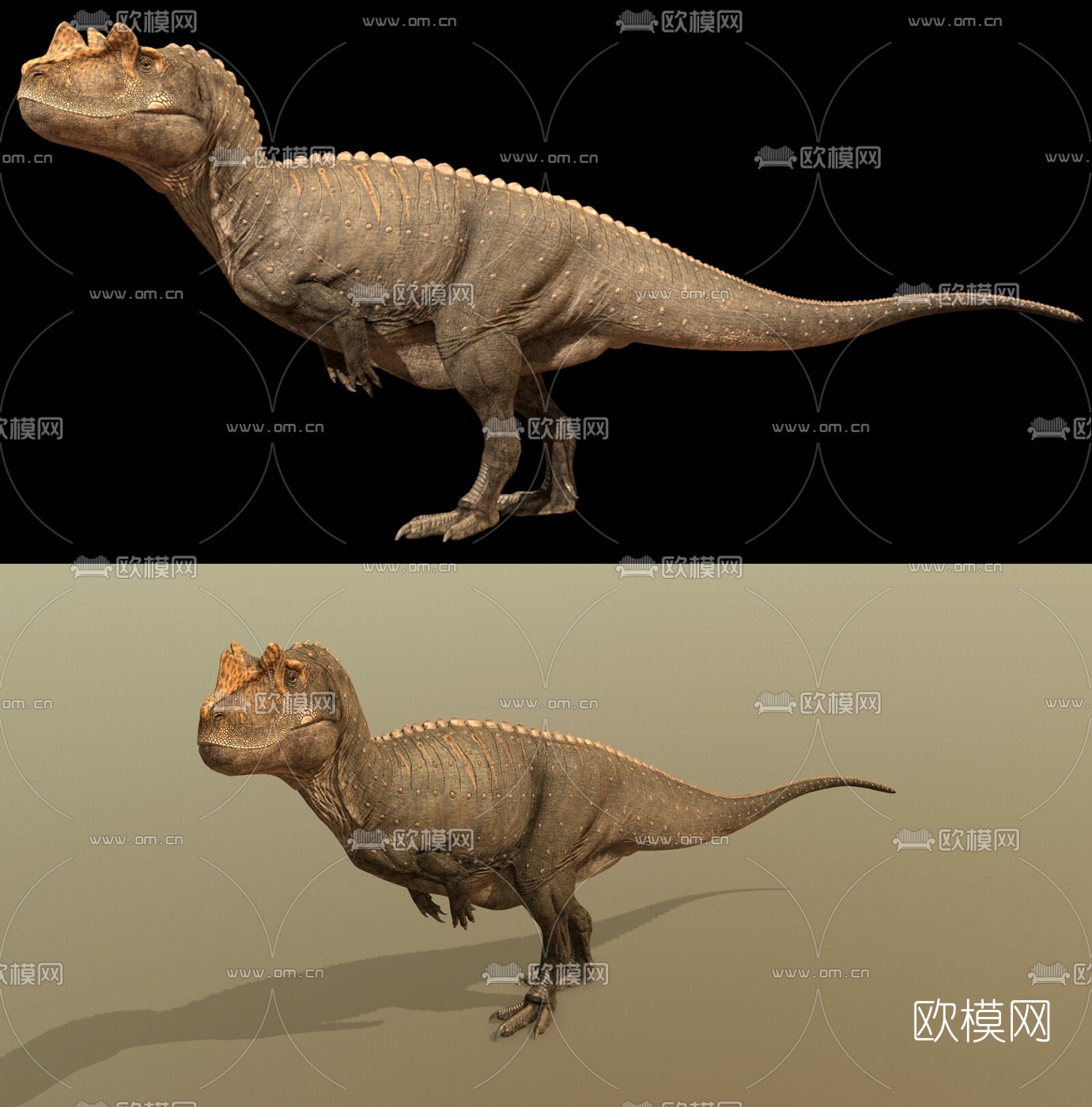 现代恐龙3d模型下载