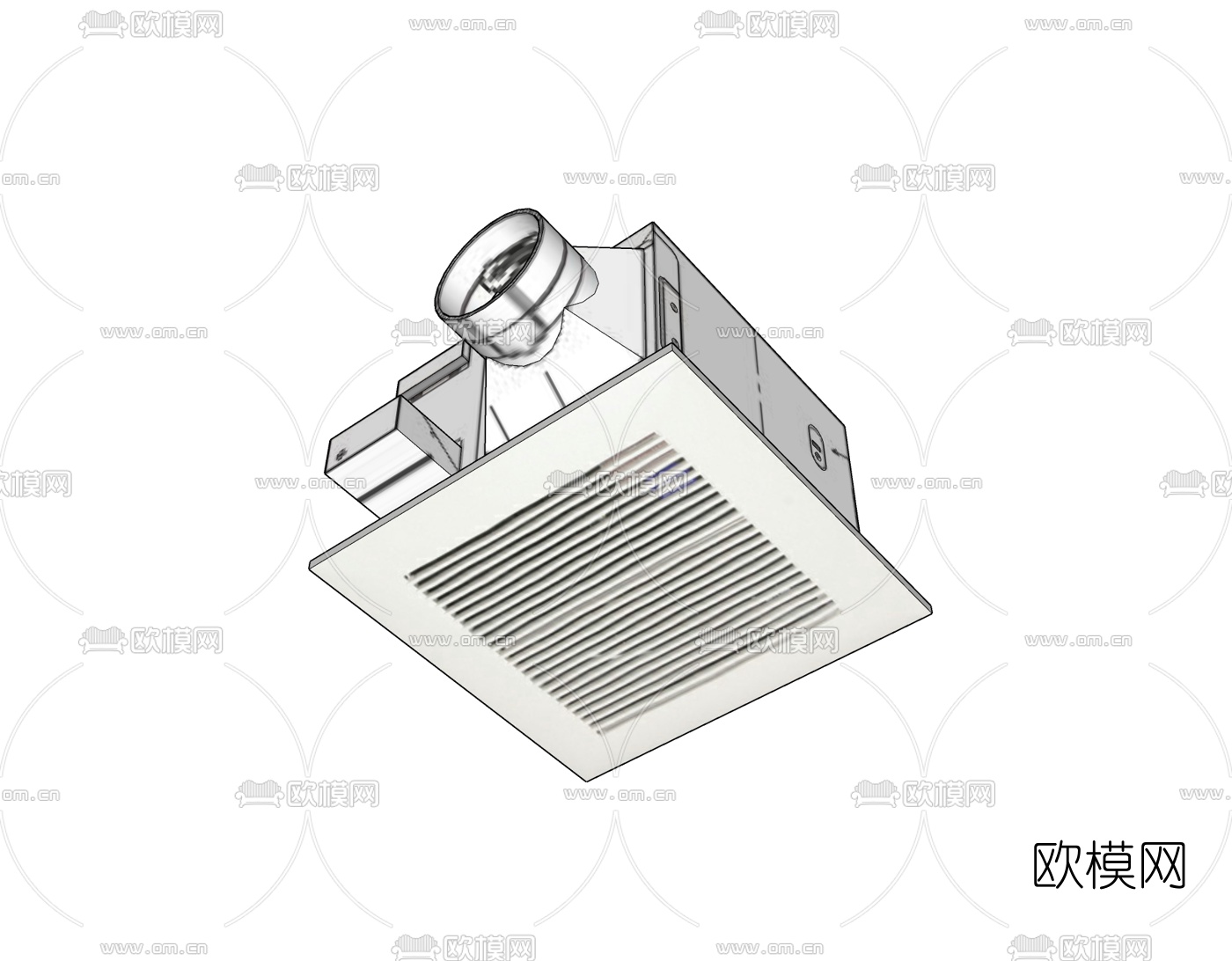 现代空调排气扇免费su模型下载