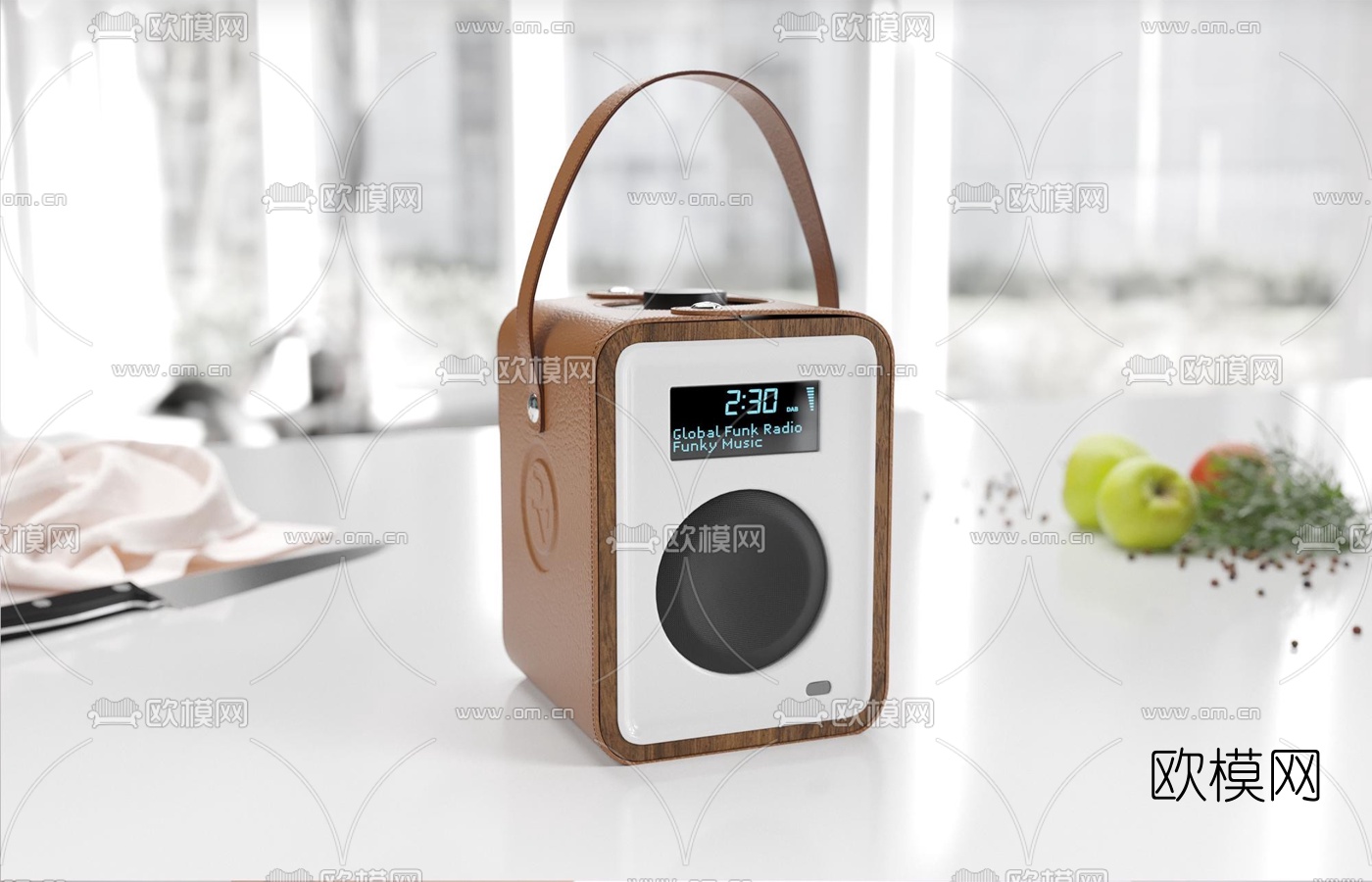 现代小音箱3d模型下载