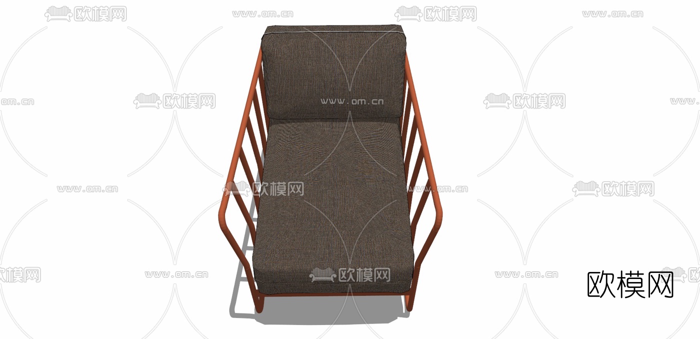 现代户外休闲沙发免费su模型下载