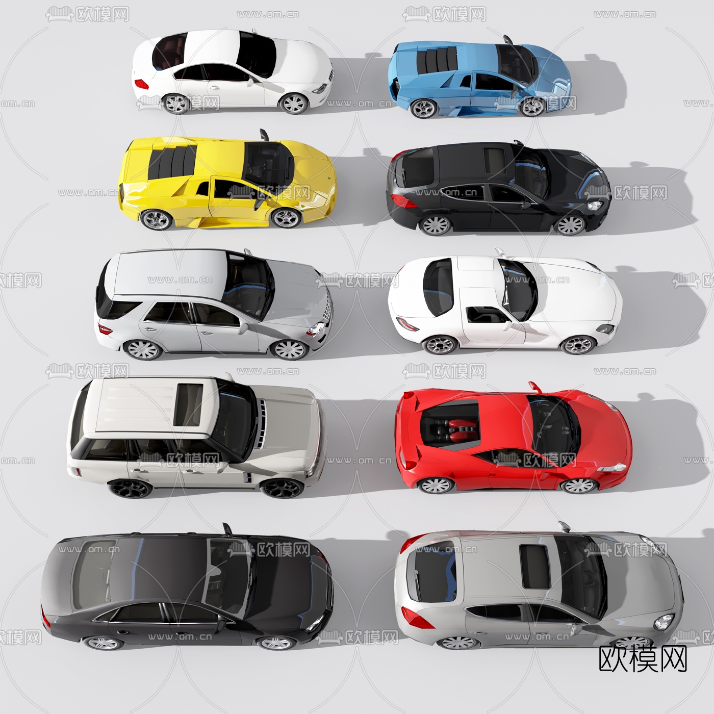 现代汽车跑车3d模型