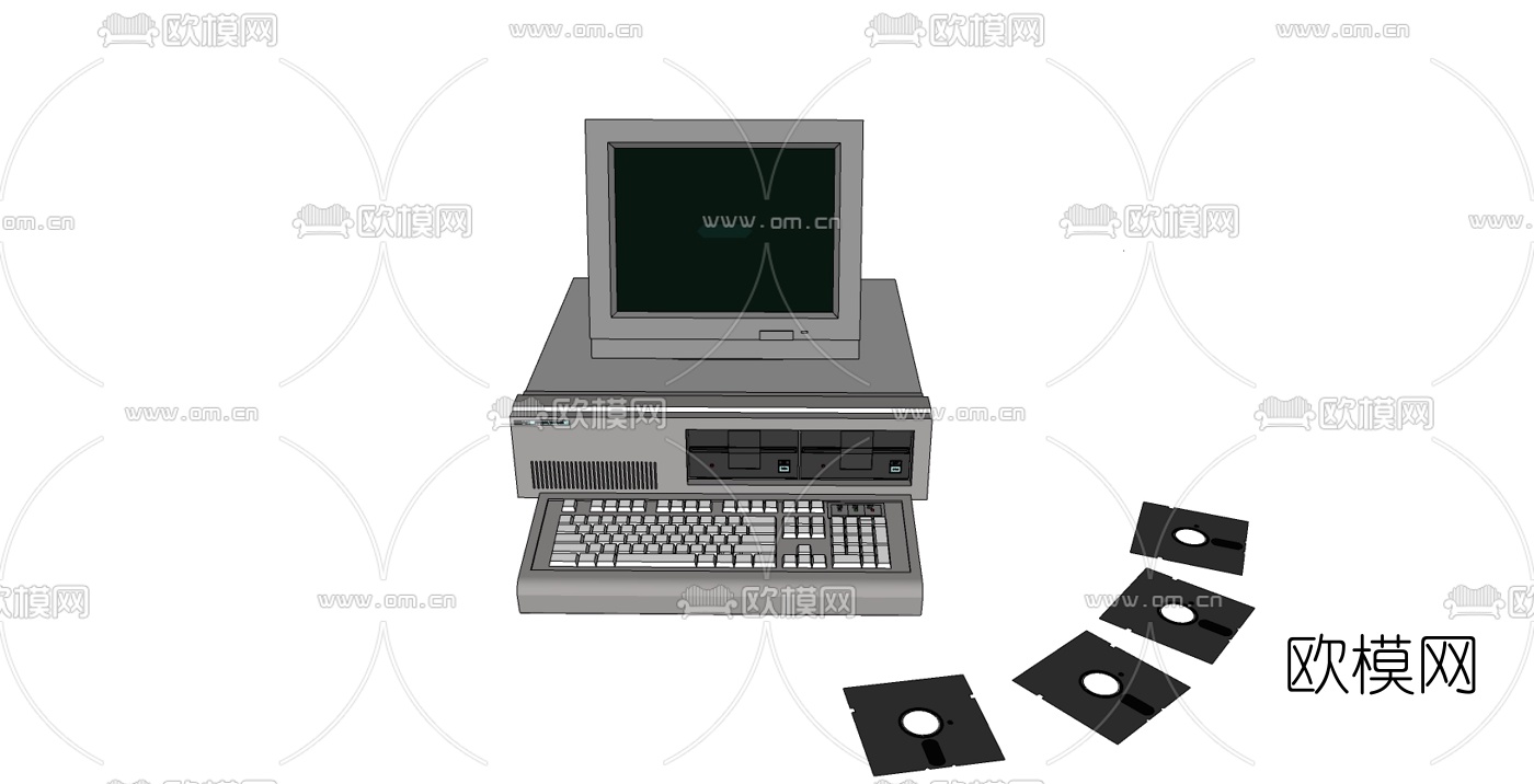现代电脑免费su模型下载