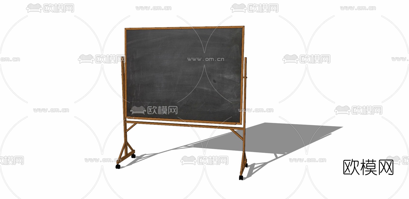 现代黑板免费su模型下载