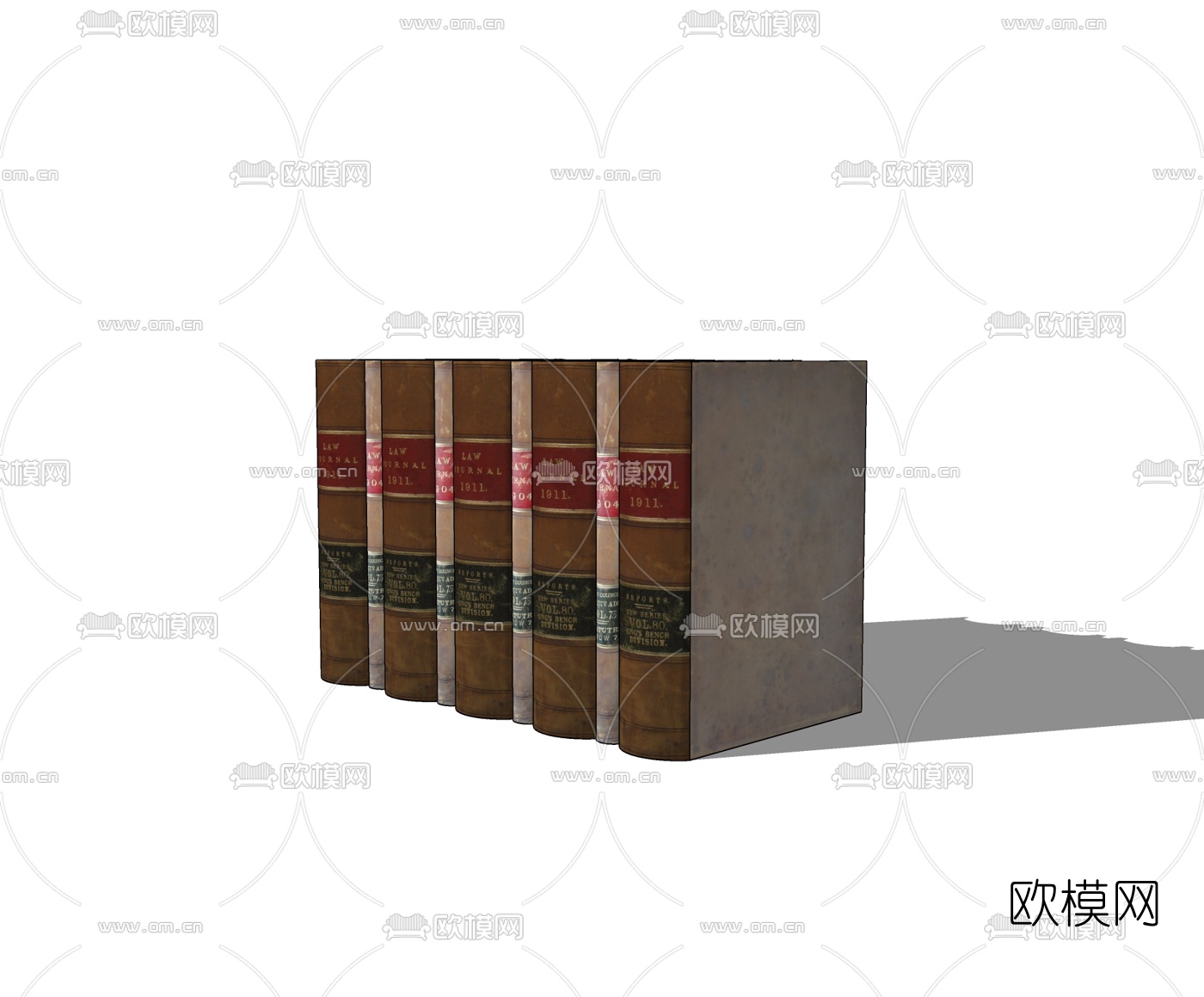 现代书籍免费su模型下载