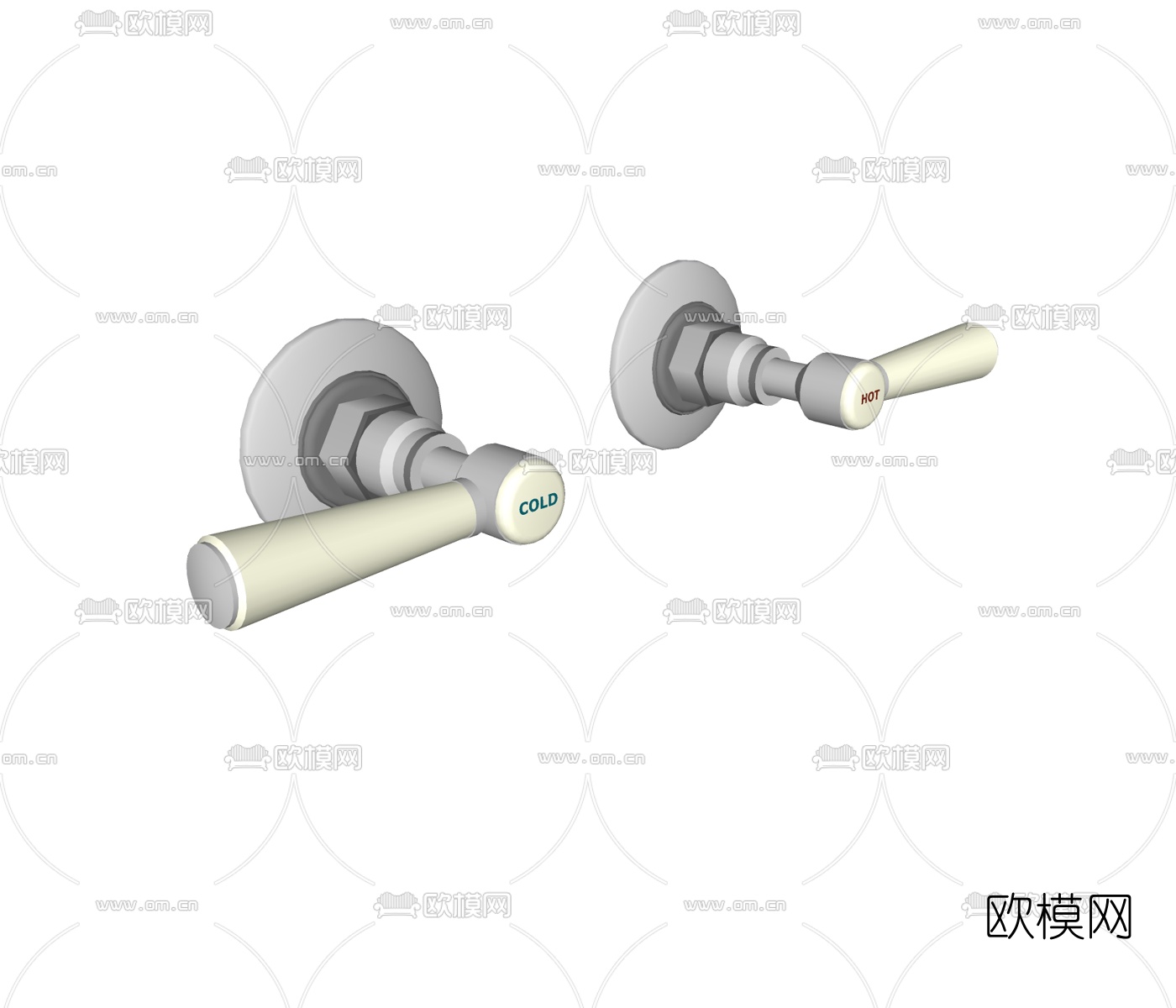 现代水龙头免费su模型下载
