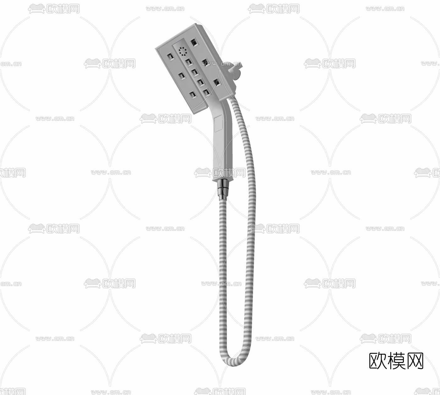 现代淋浴花洒免费su模型下载