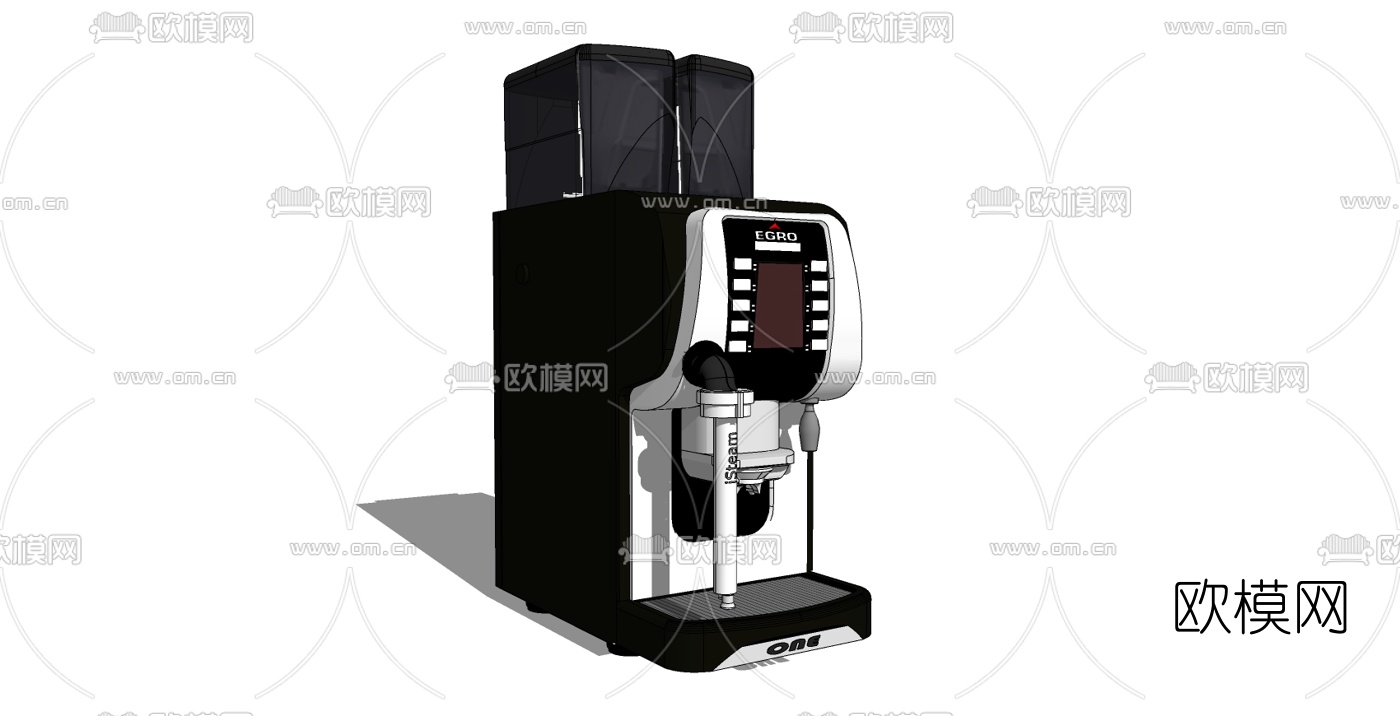 现代咖啡机免费su模型下载