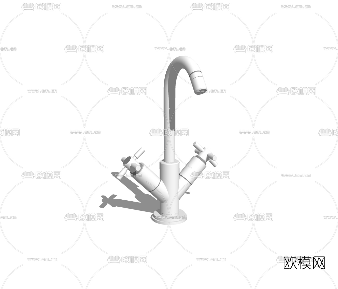 现代水龙头免费su模型下载