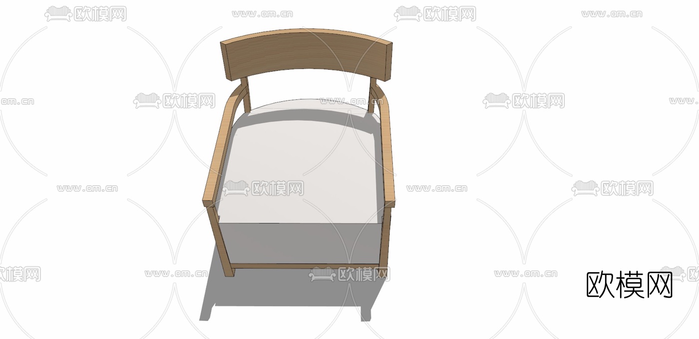 现代户外单人沙发免费su模型下载