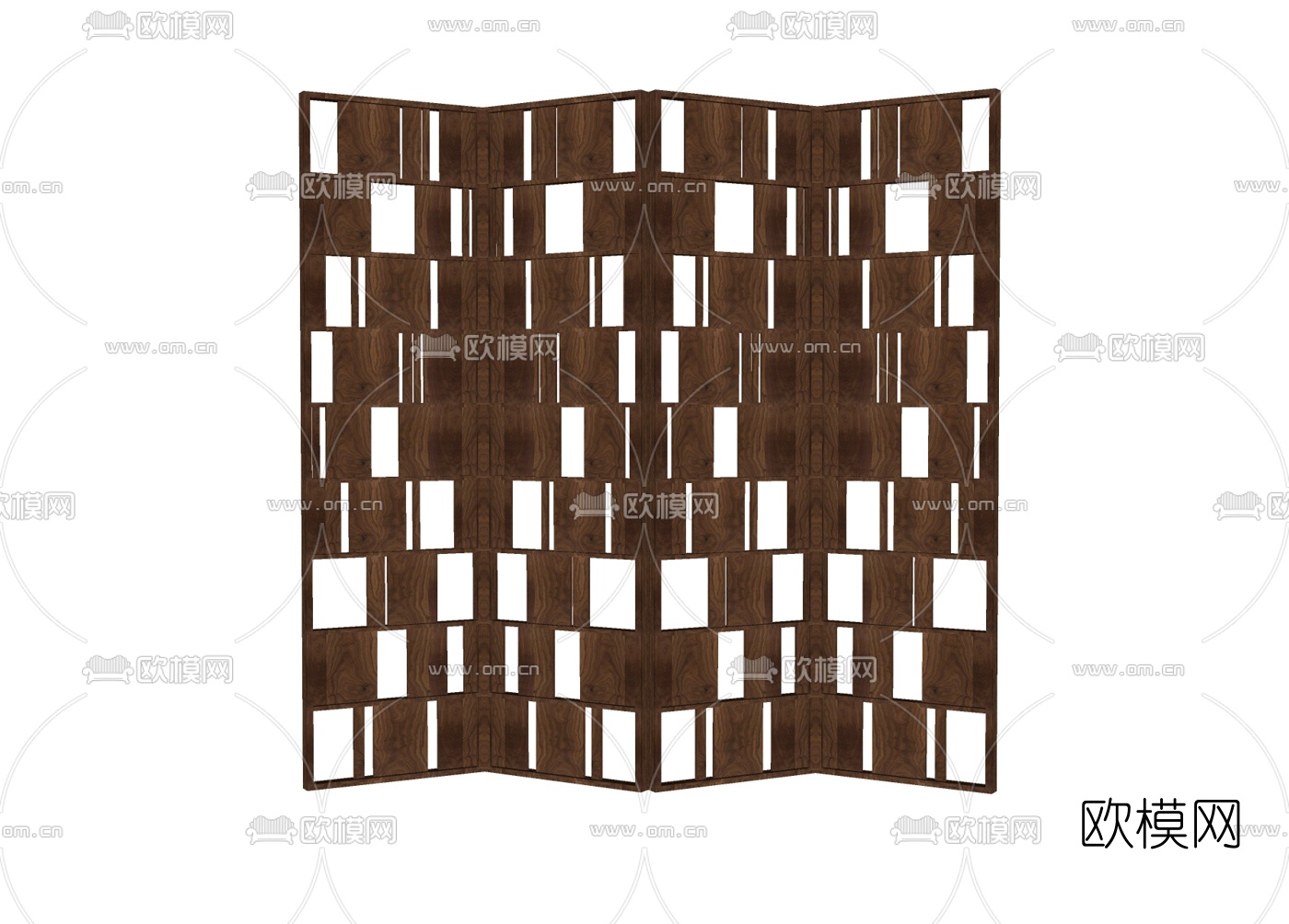 现代屏风免费su模型下载