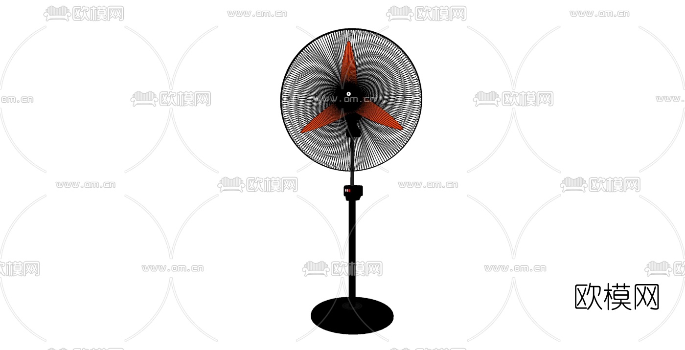 现代电风扇免费su模型下载