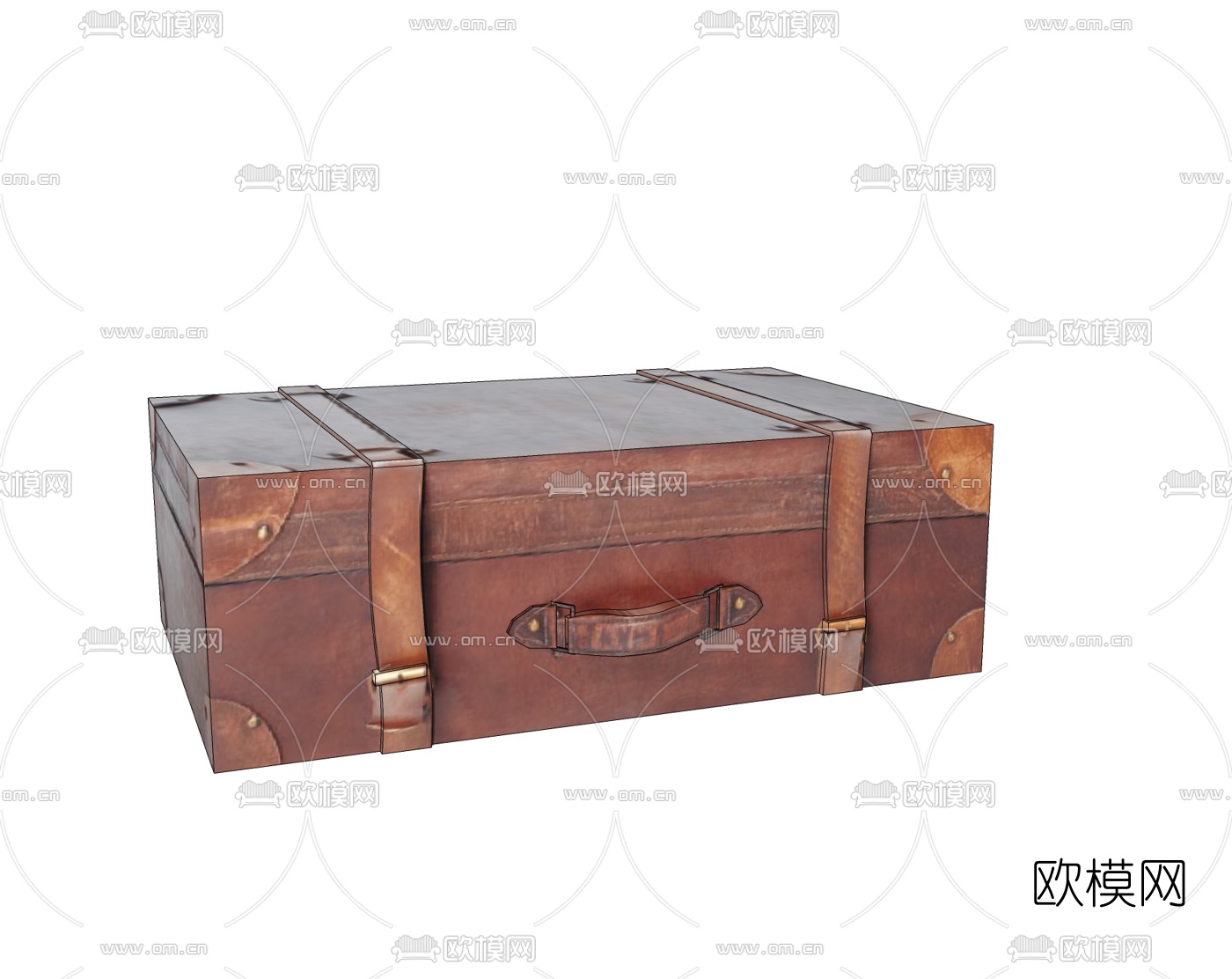 工业风皮箱免费su模型下载