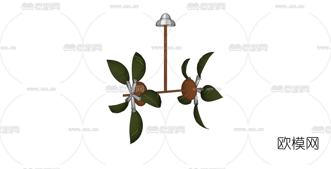 现代电风扇吊扇免费su模型下载