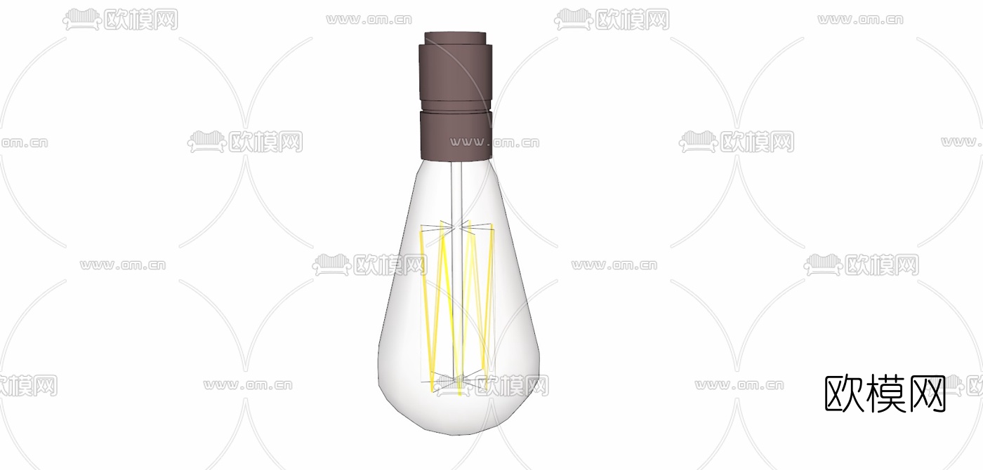 现代灯泡免费su模型下载