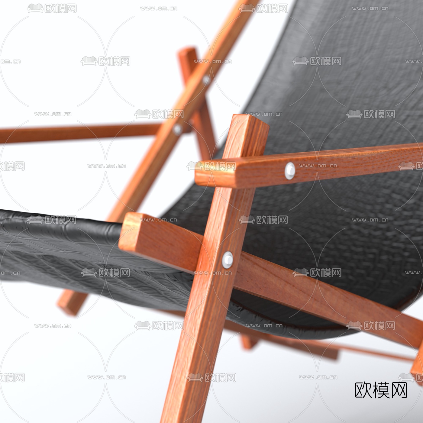 现代休闲躺椅3d模型