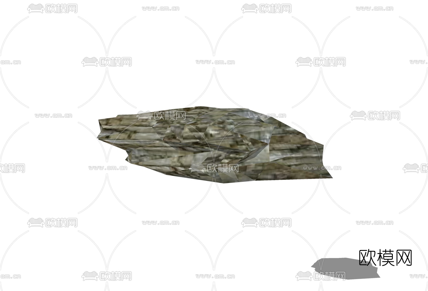 现代石头免费su模型下载