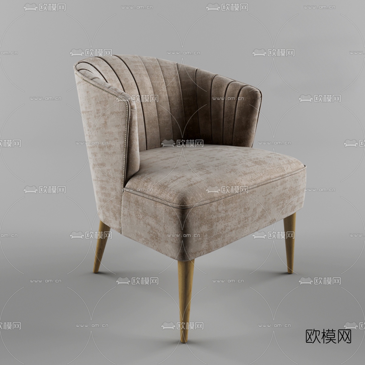 后现代休闲椅3d模型