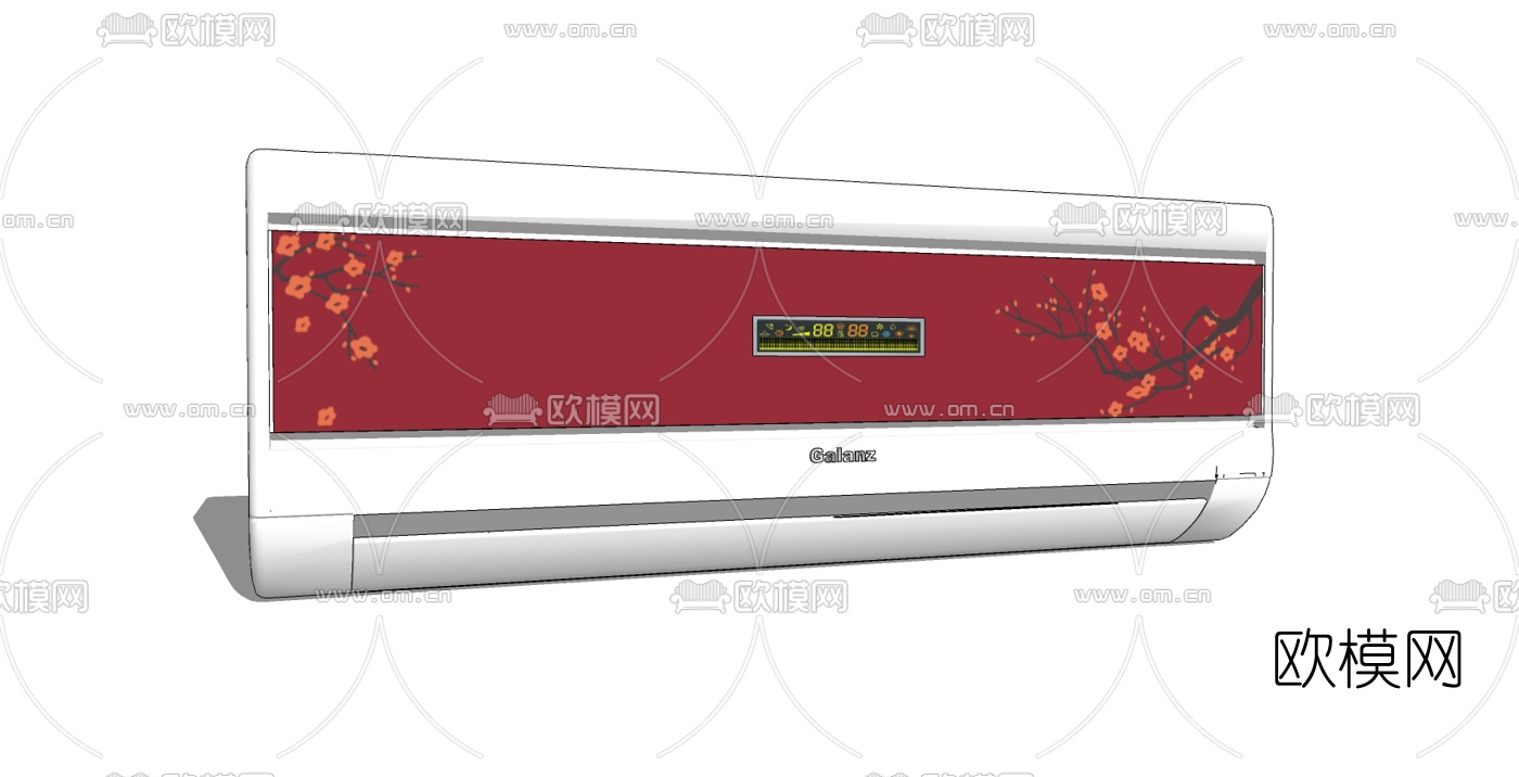 现代空调免费su模型下载