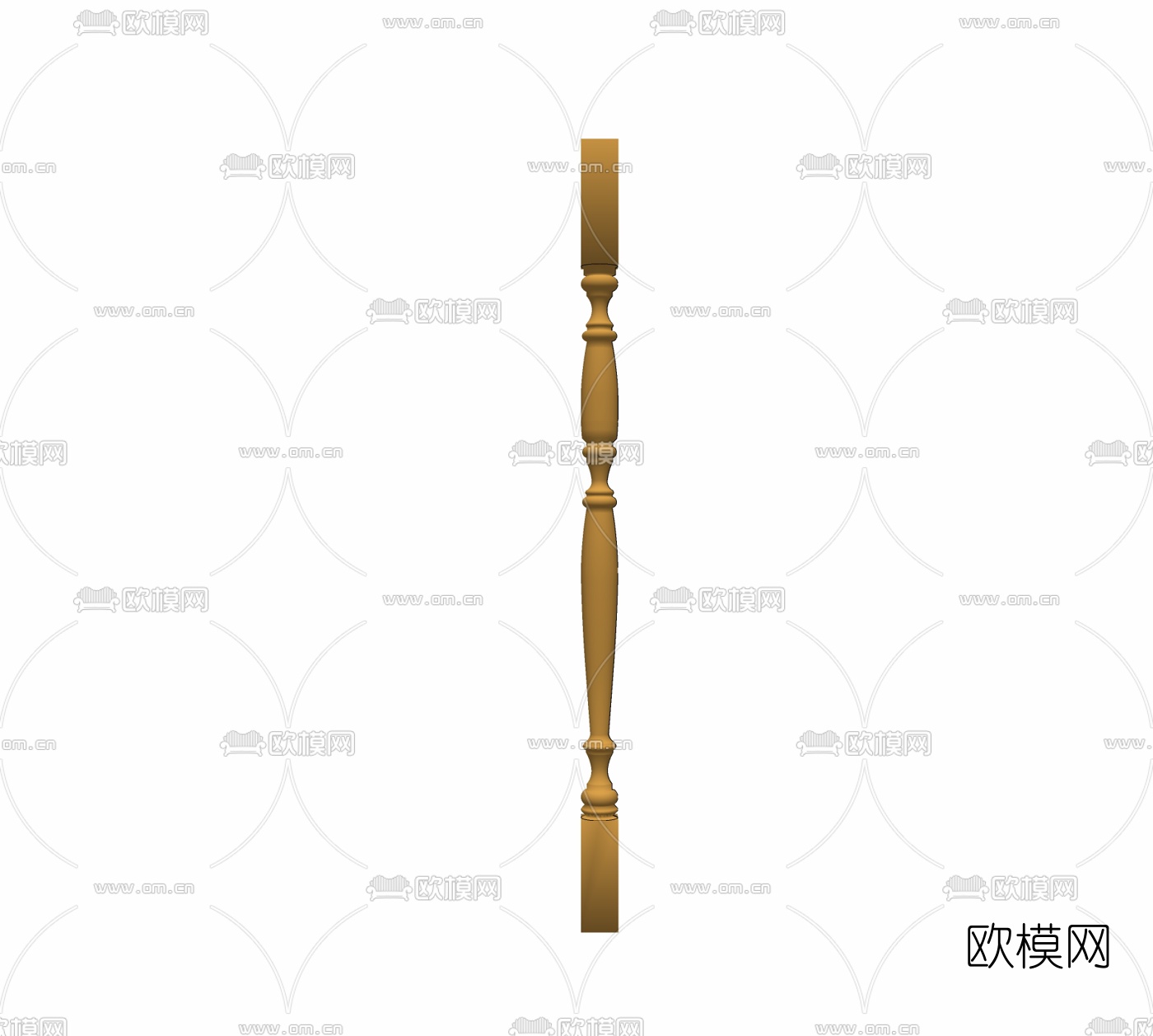 现代栏杆护栏免费su模型下载