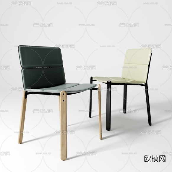 北欧单椅3d模型下载