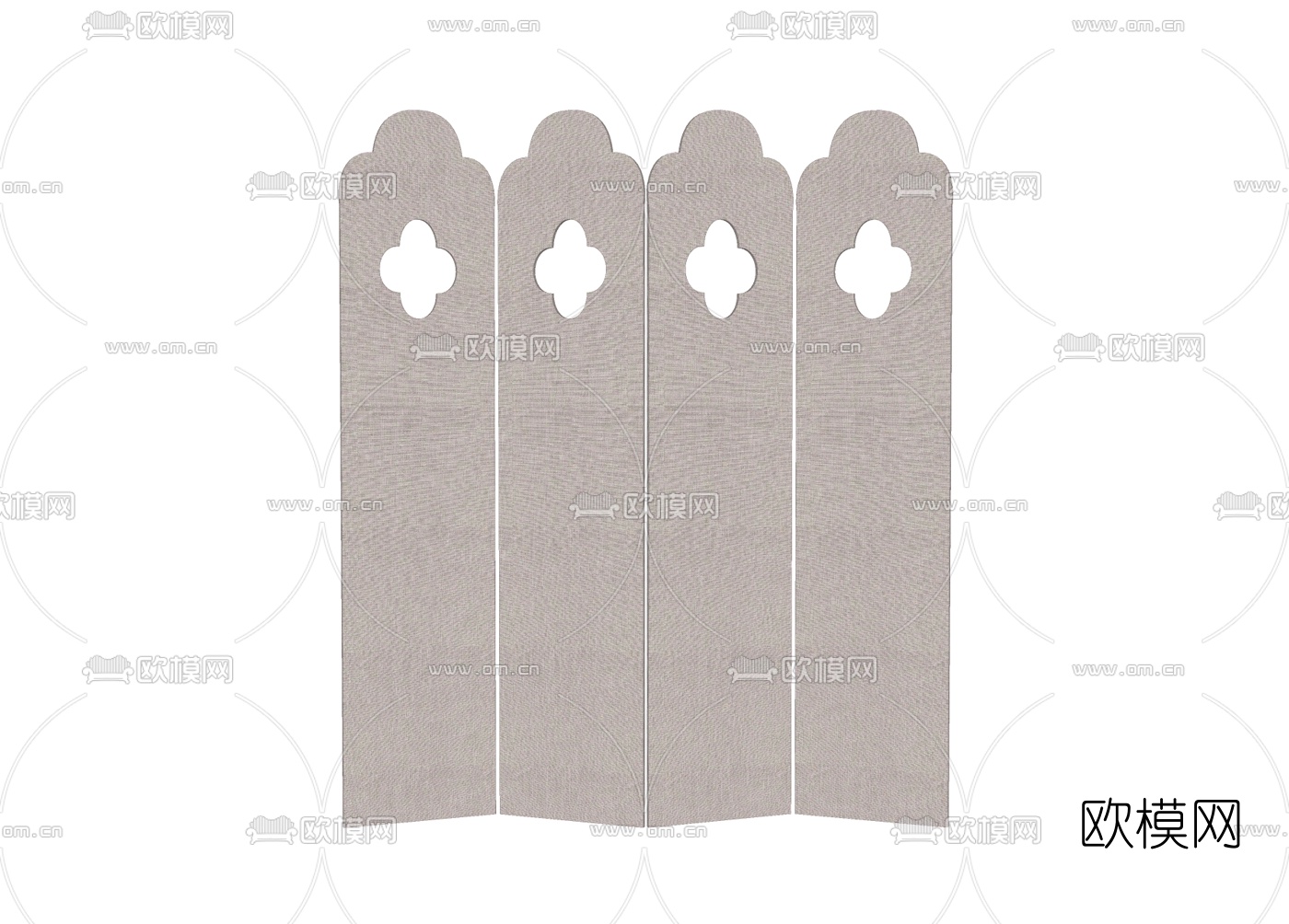 现代屏风免费su模型下载