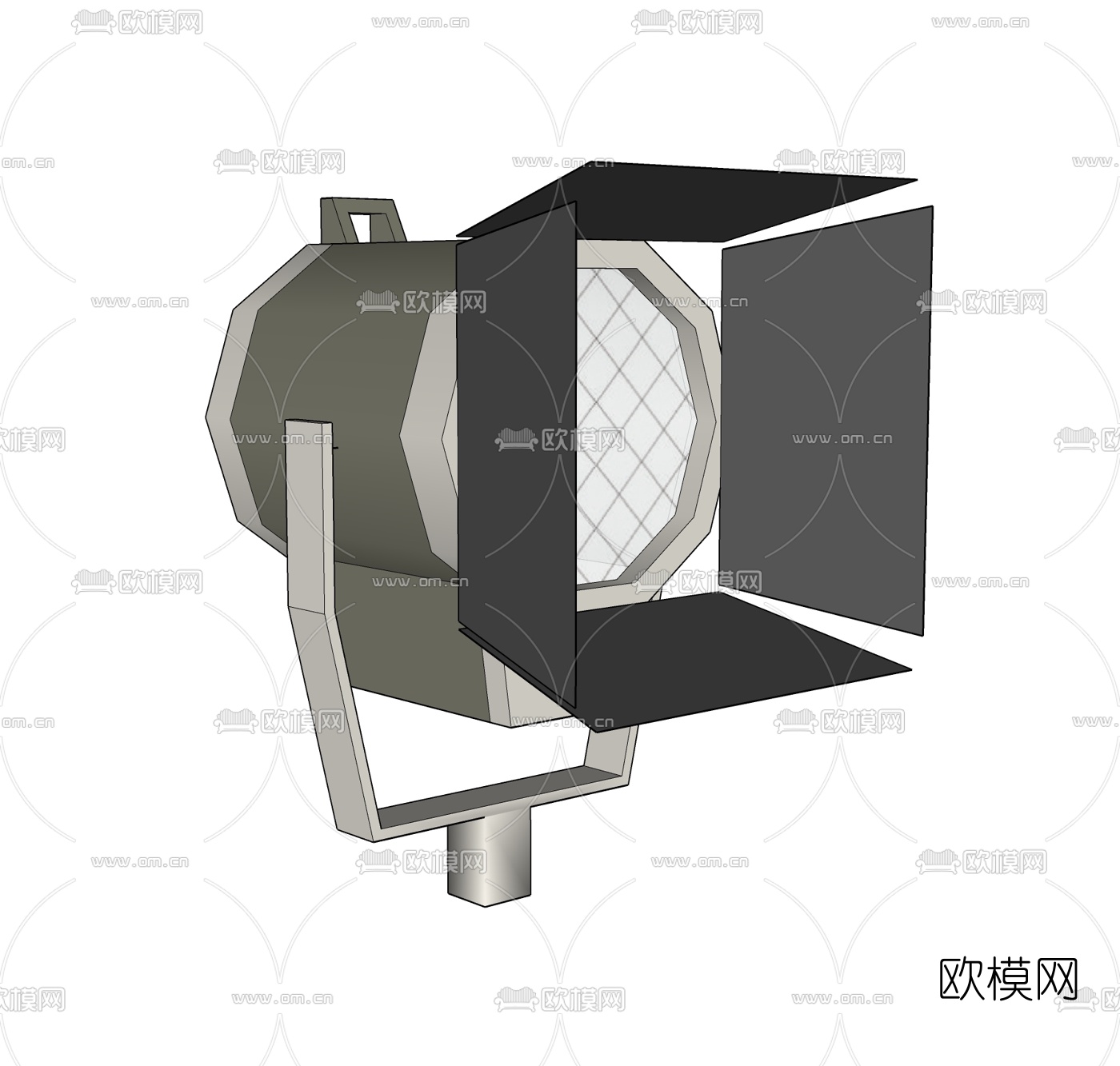 现代舞台灯免费su模型下载