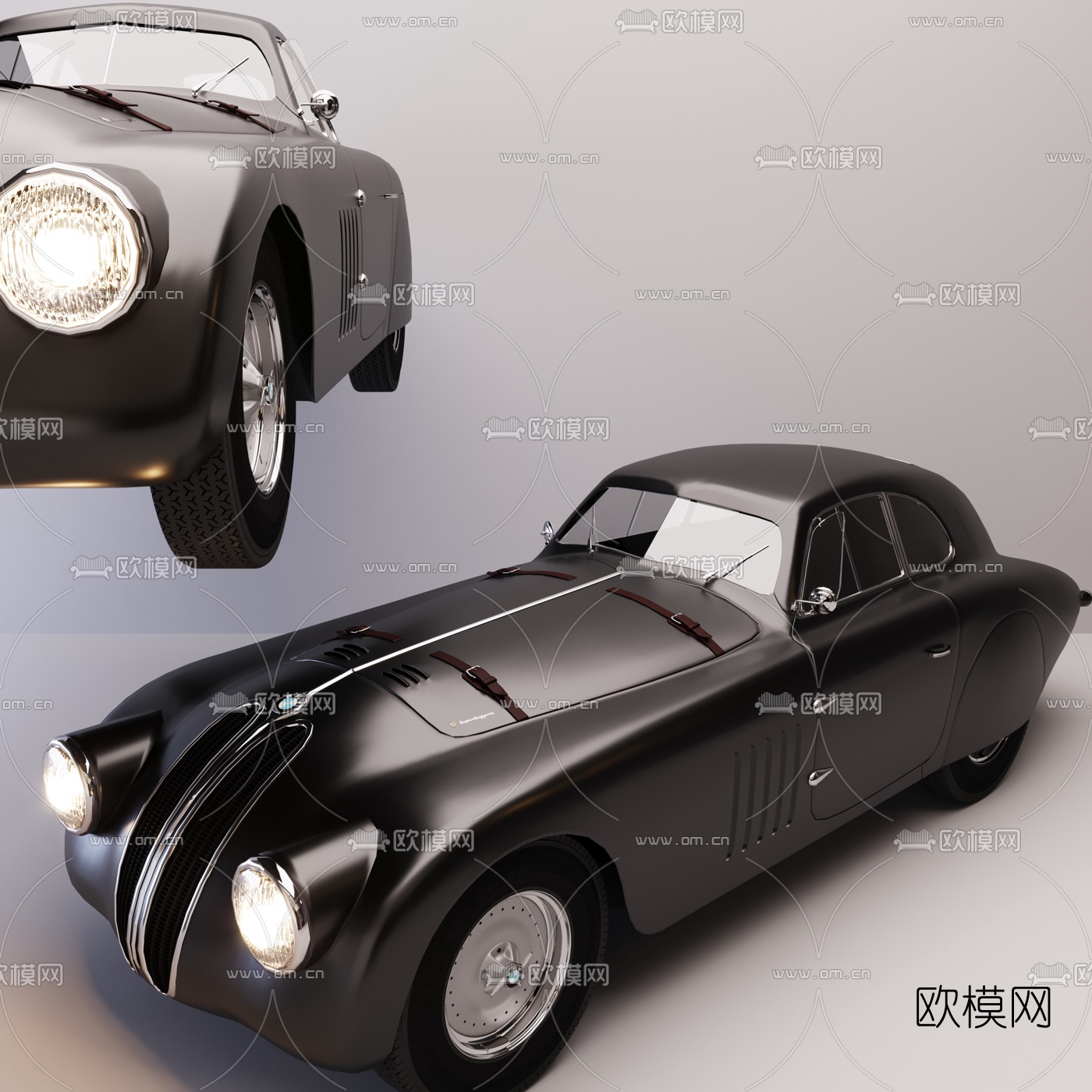 现代汽车跑车3d模型下载