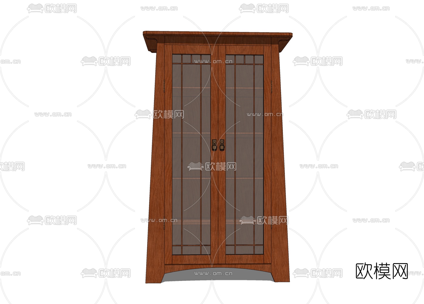 中式衣柜免费su模型下载