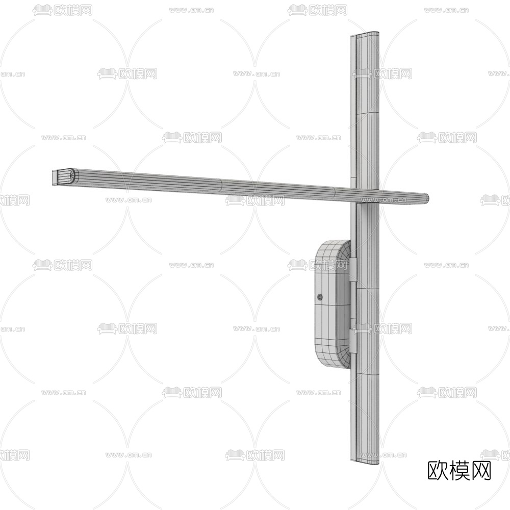 现代简约创意壁灯3d模型