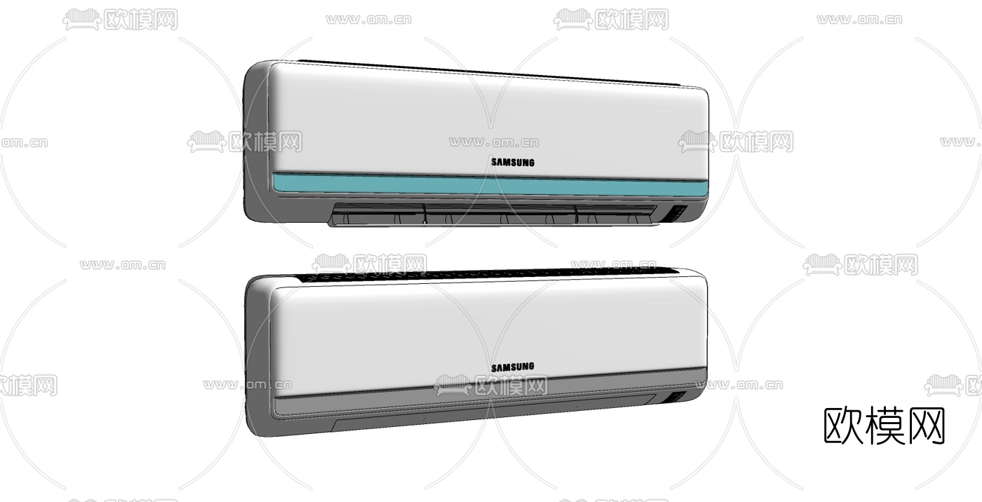 现代空调免费su模型下载