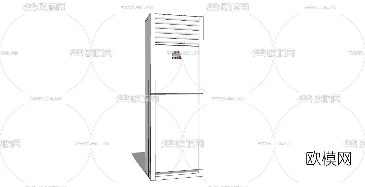 现代空调免费su模型下载
