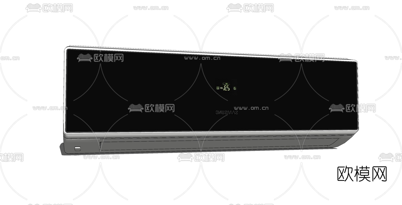 现代空调免费su模型下载
