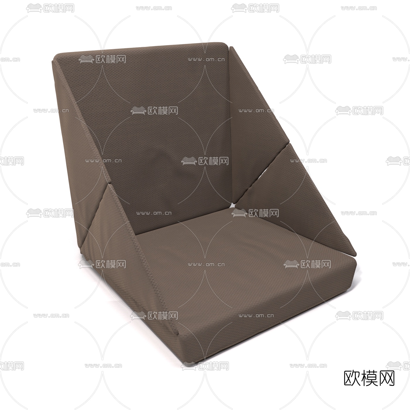 现代懒人折叠懒人沙发3d模型