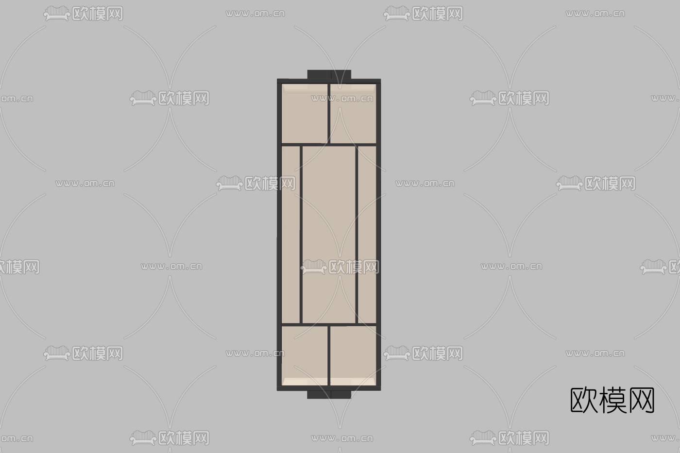 中式壁灯免费su模型下载