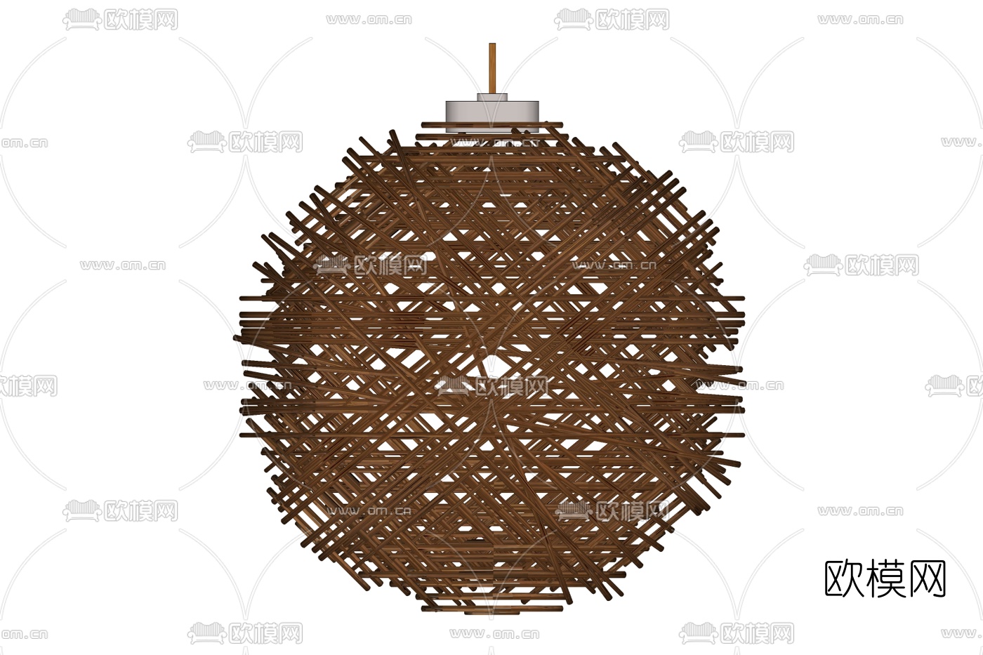 新中式吊灯免费su模型下载