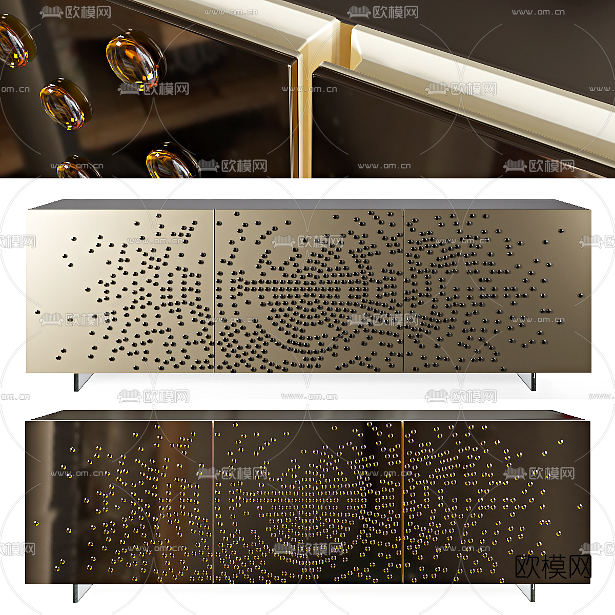 Cattelan 电视柜3d模型下载（渲染图1）
