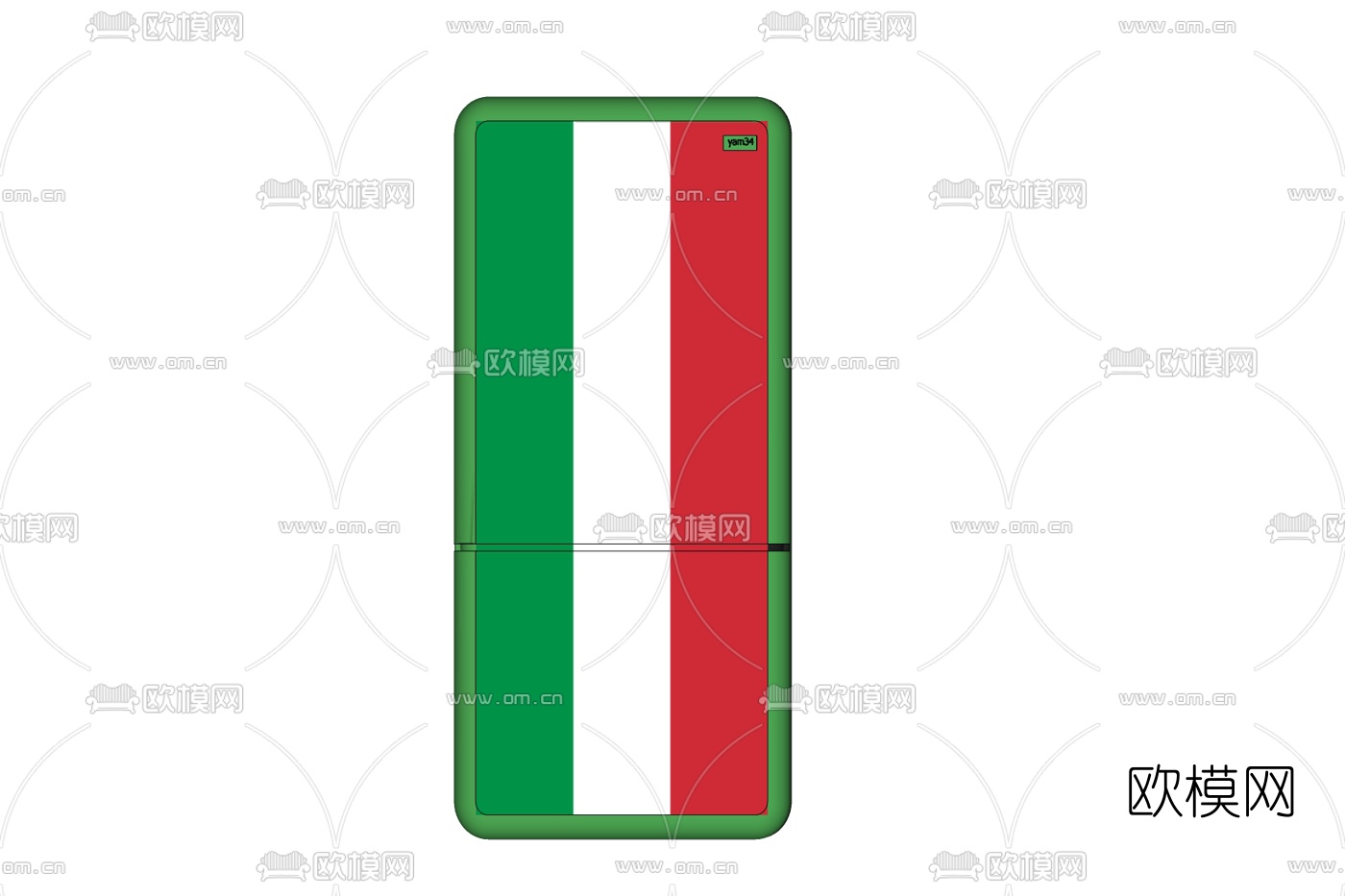 现代冰箱免费su模型下载